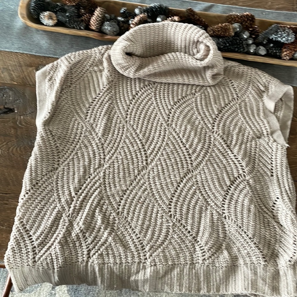 The limited sleeveless sweater